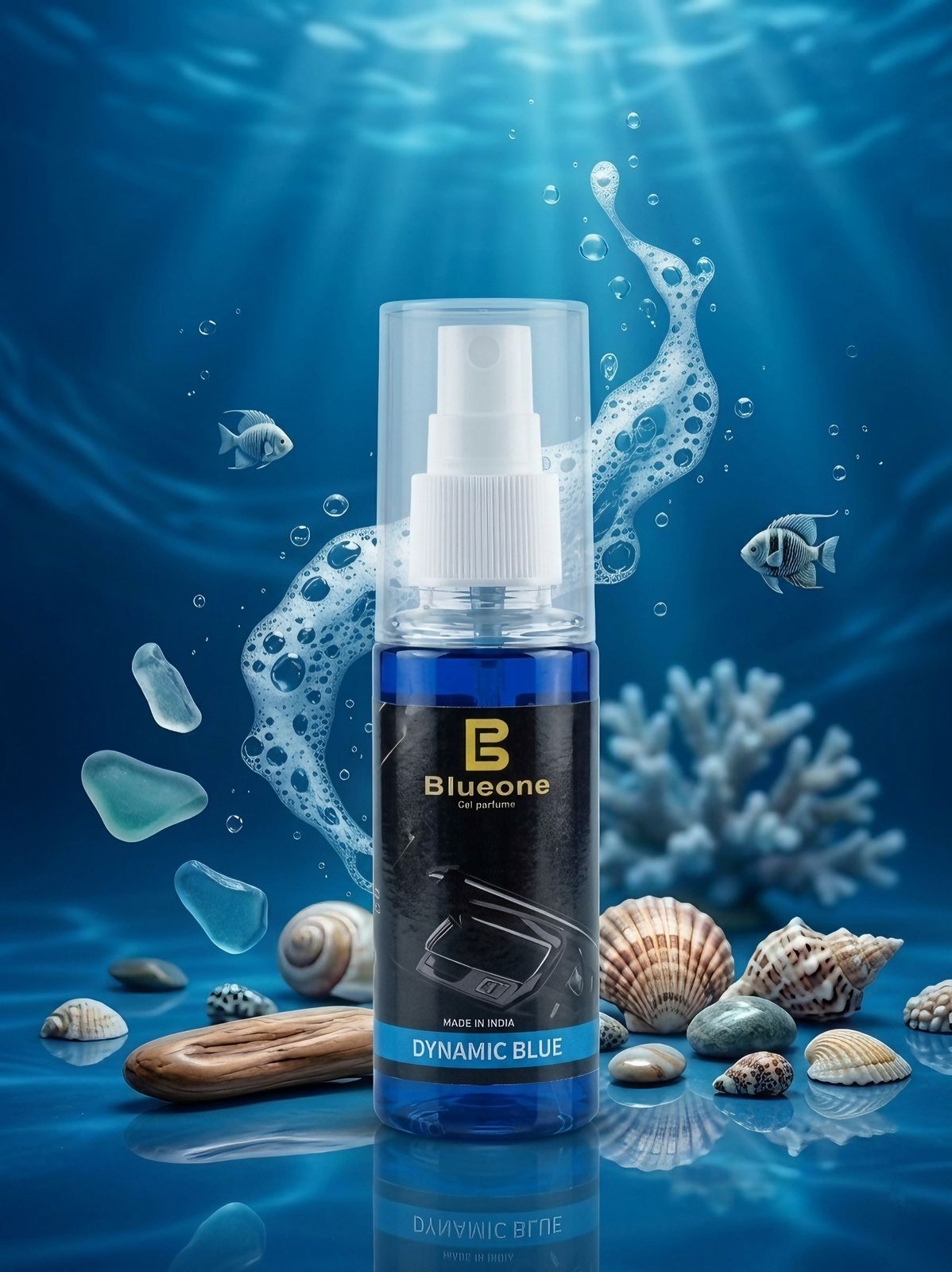 Dynamic Blue Car Perfume